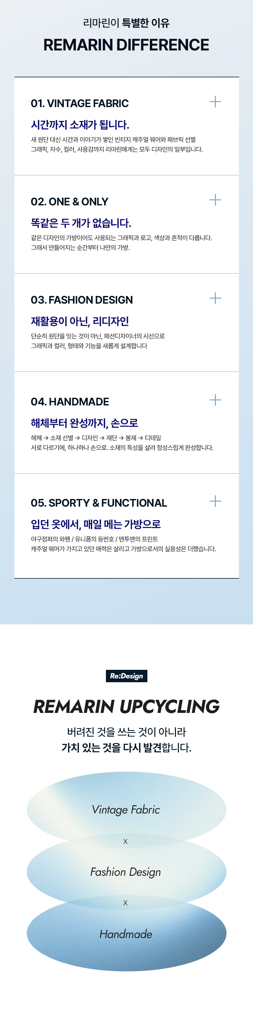 Remarin Difference와 Re:Design 가치 결합 개념도